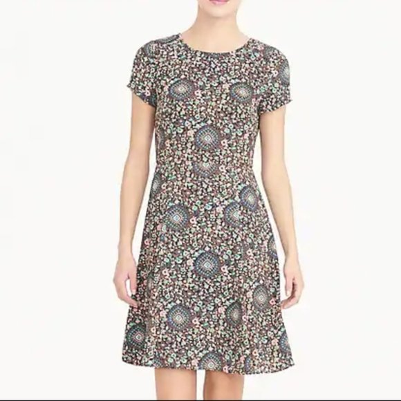 J. Crew Factory Short Sleeve Flutter Mini Dress - Picture 15 of 16